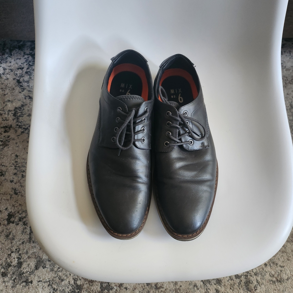 Mix No. 6 Black Leather Oxfords